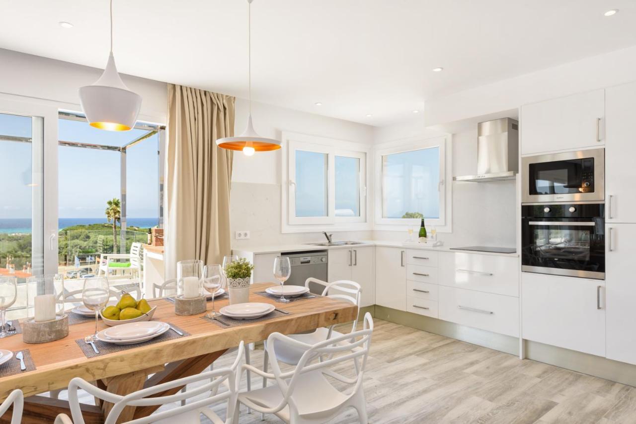 Villa Sunrise Son Bou Bagian luar foto