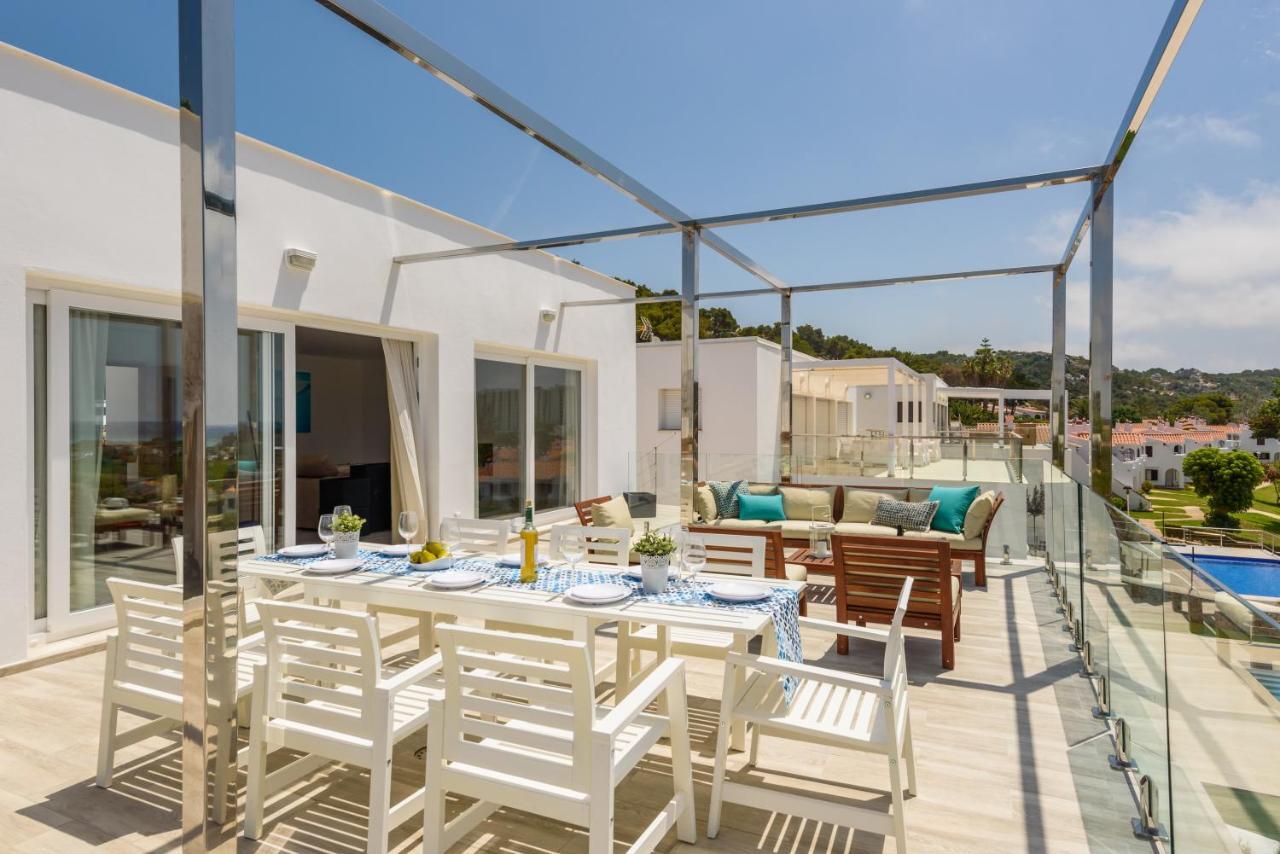 Villa Sunrise Son Bou Bagian luar foto
