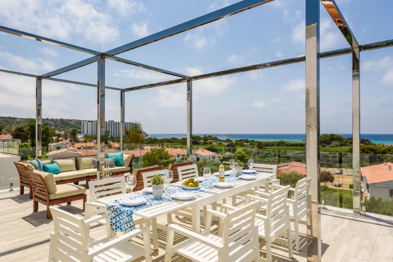 Villa Sunrise Son Bou Bagian luar foto