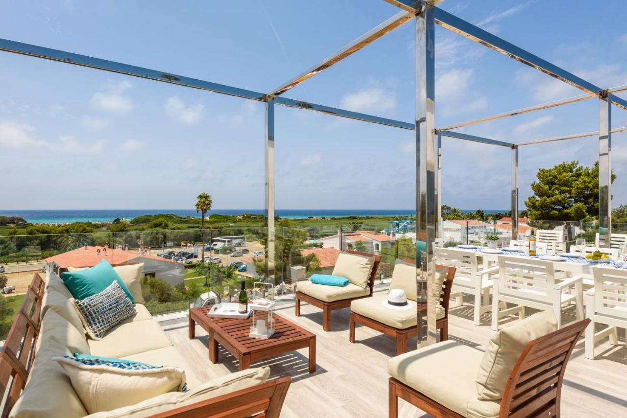 Villa Sunrise Son Bou Bagian luar foto